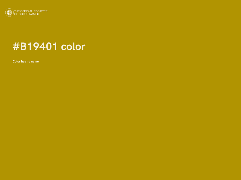 #B19401 color image