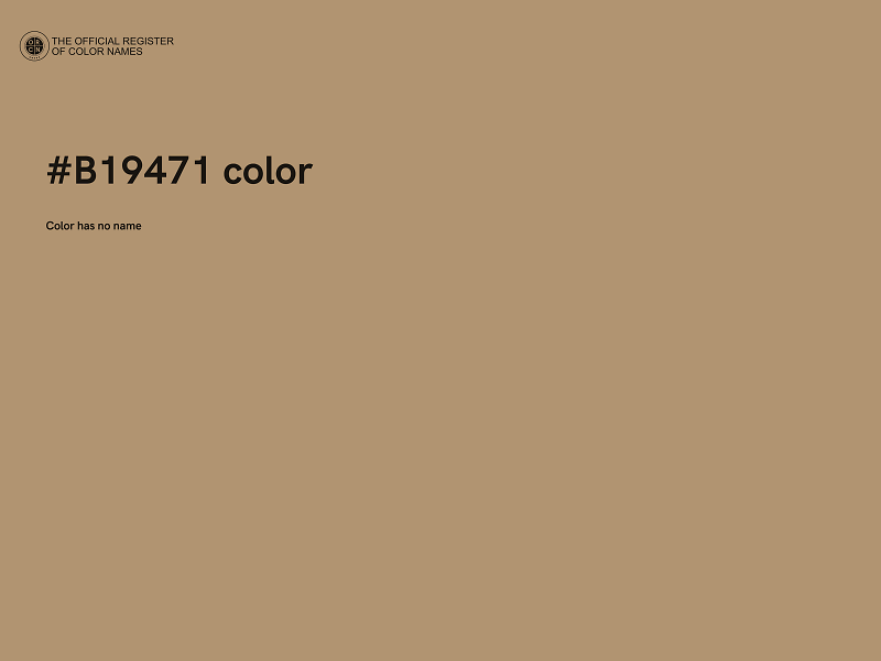 #B19471 color image