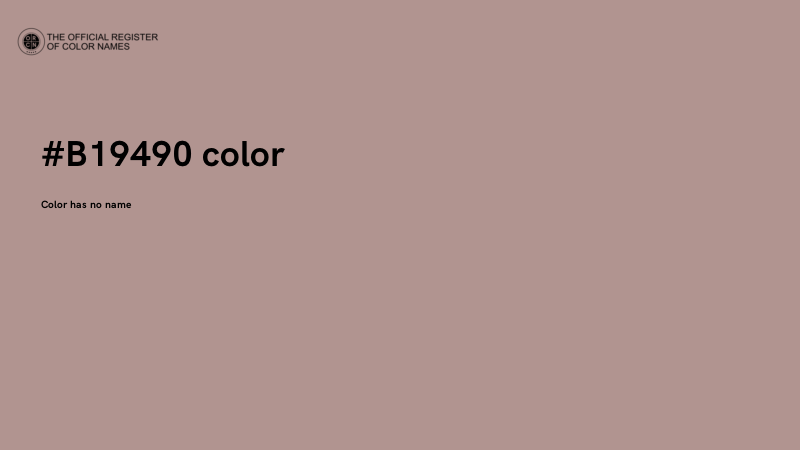 #B19490 color image