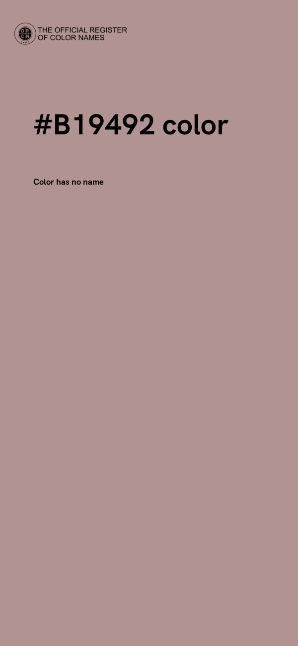 #B19492 color image