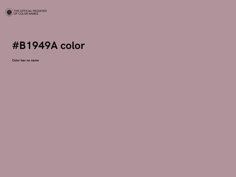 #B1949A color image