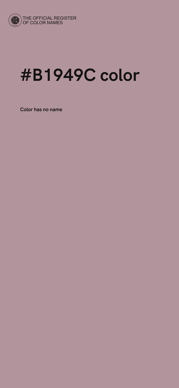 #B1949C color image
