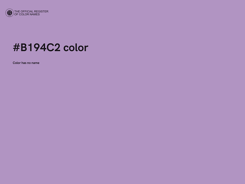 #B194C2 color image