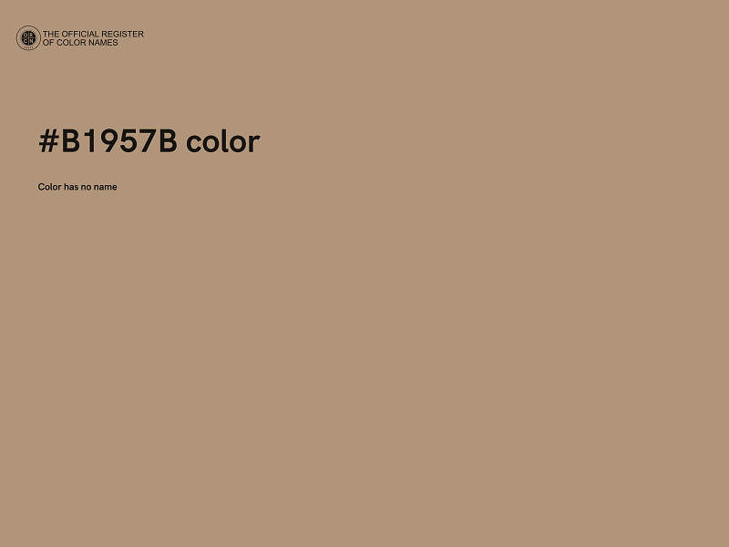 #B1957B color image