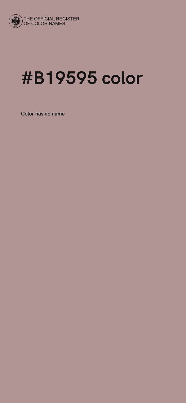 #B19595 color image