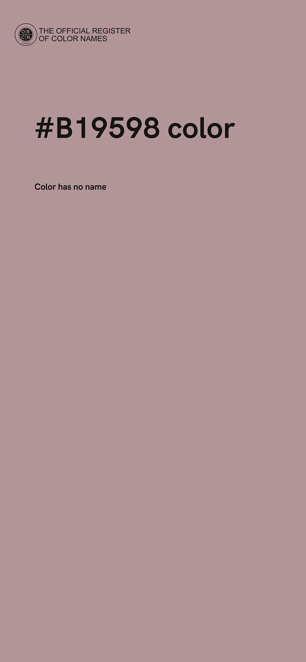 #B19598 color image