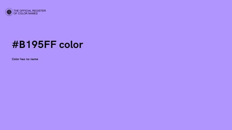 #B195FF color image