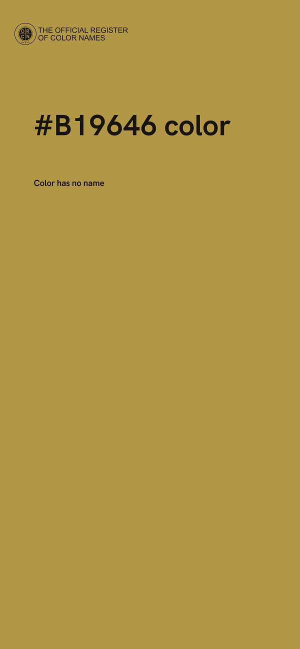 #B19646 color image