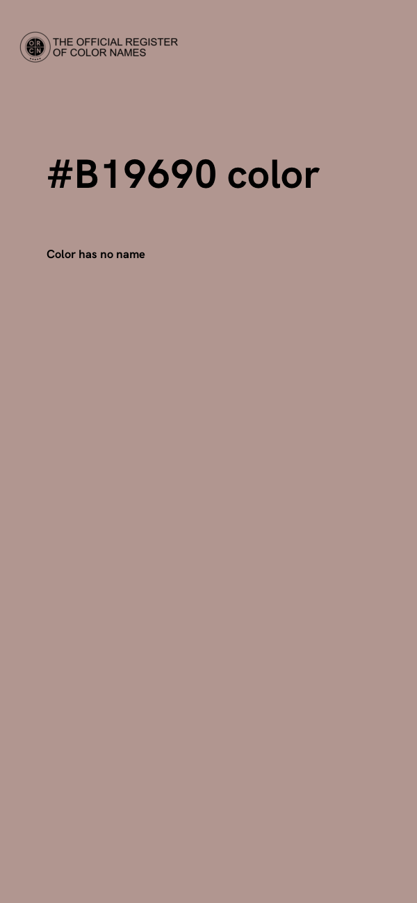 #B19690 color image