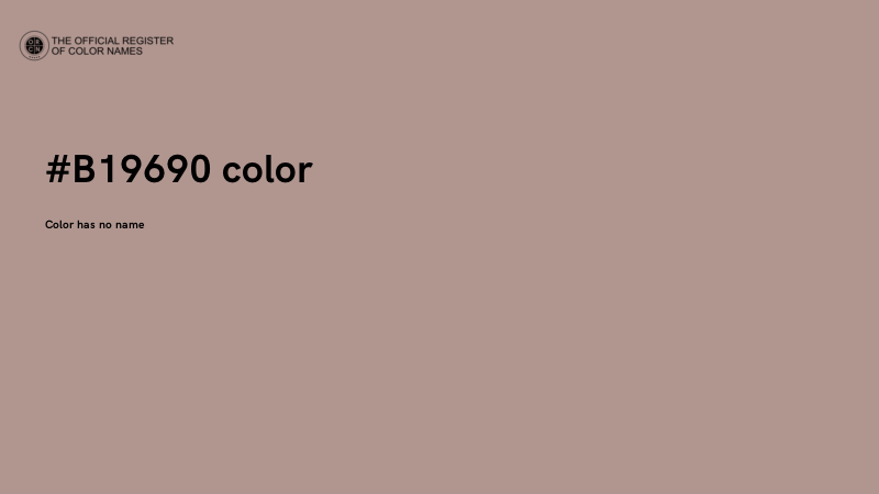 #B19690 color image