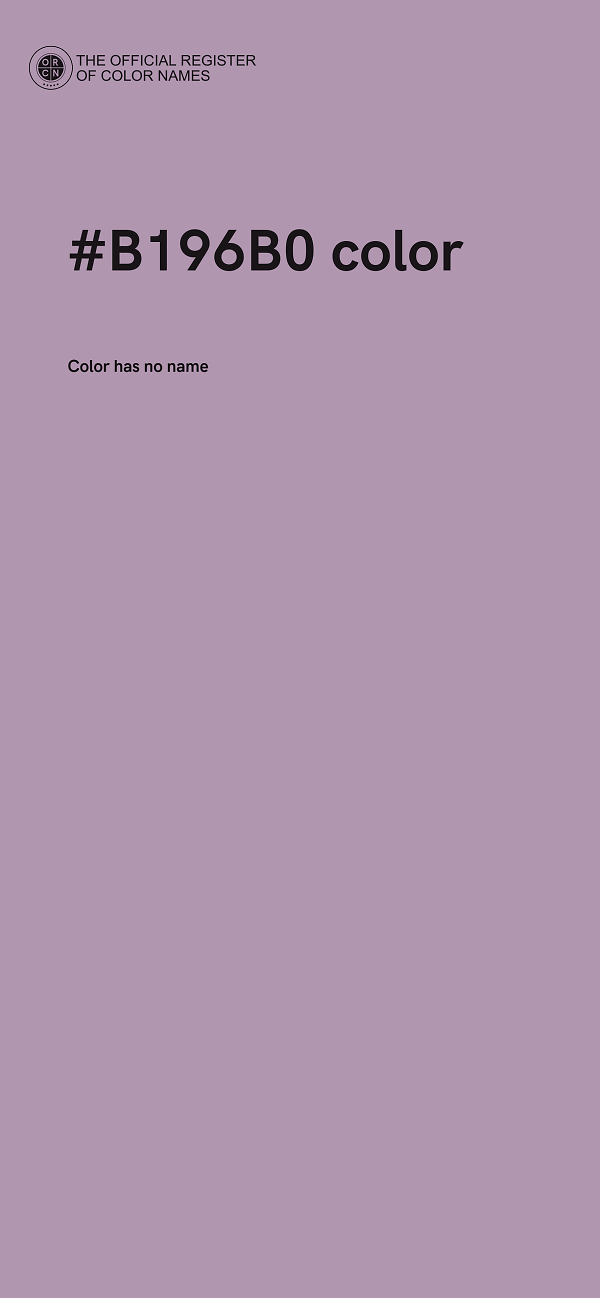 #B196B0 color image