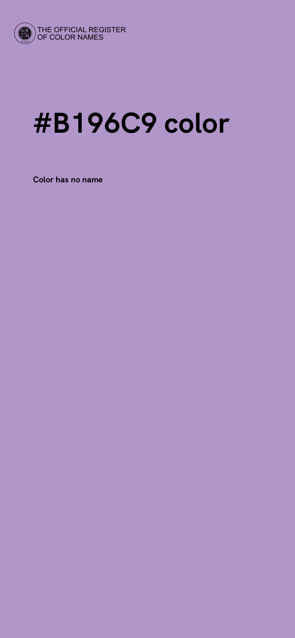 #B196C9 color image