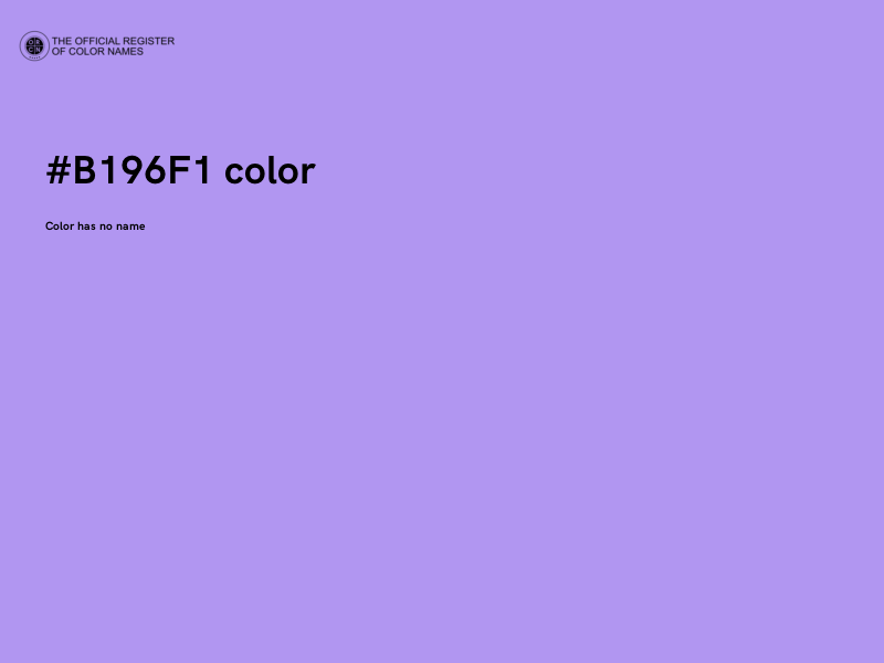 #B196F1 color image