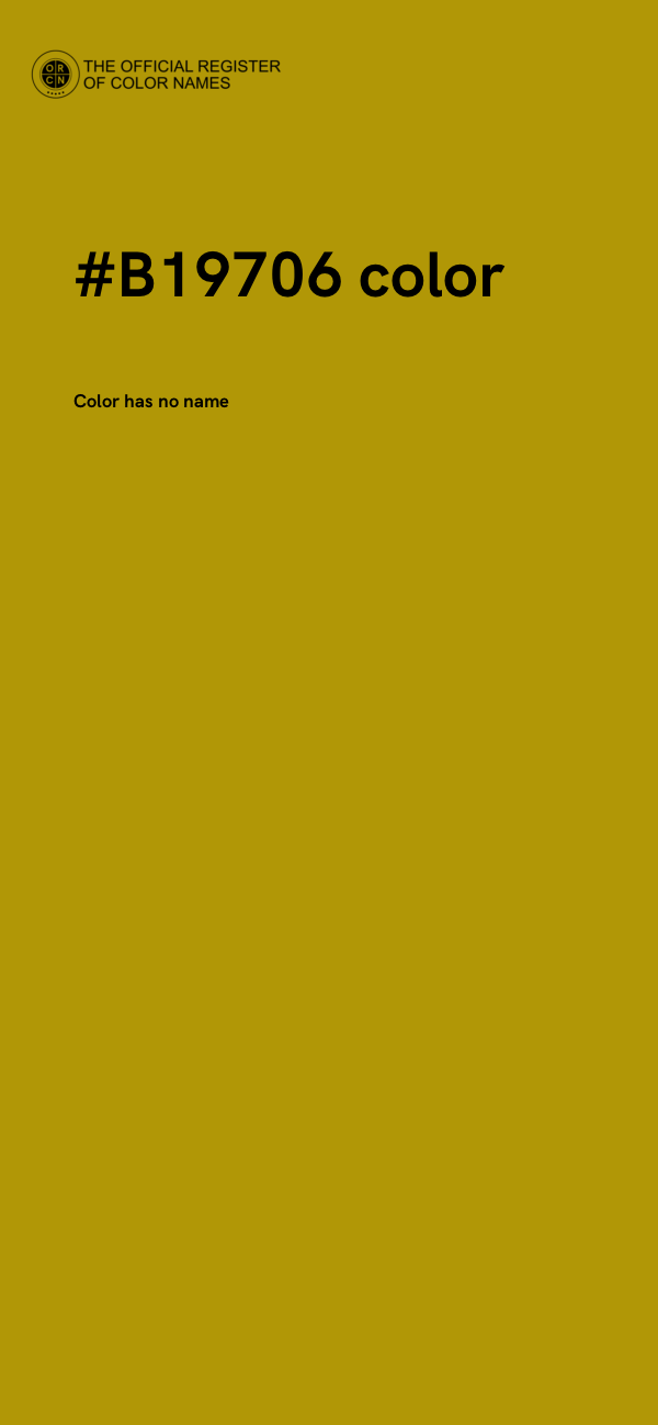 #B19706 color image