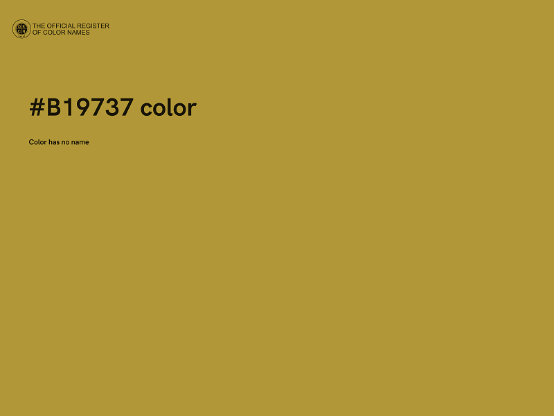 #B19737 color image