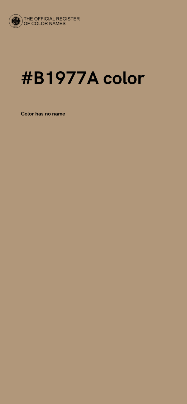#B1977A color image
