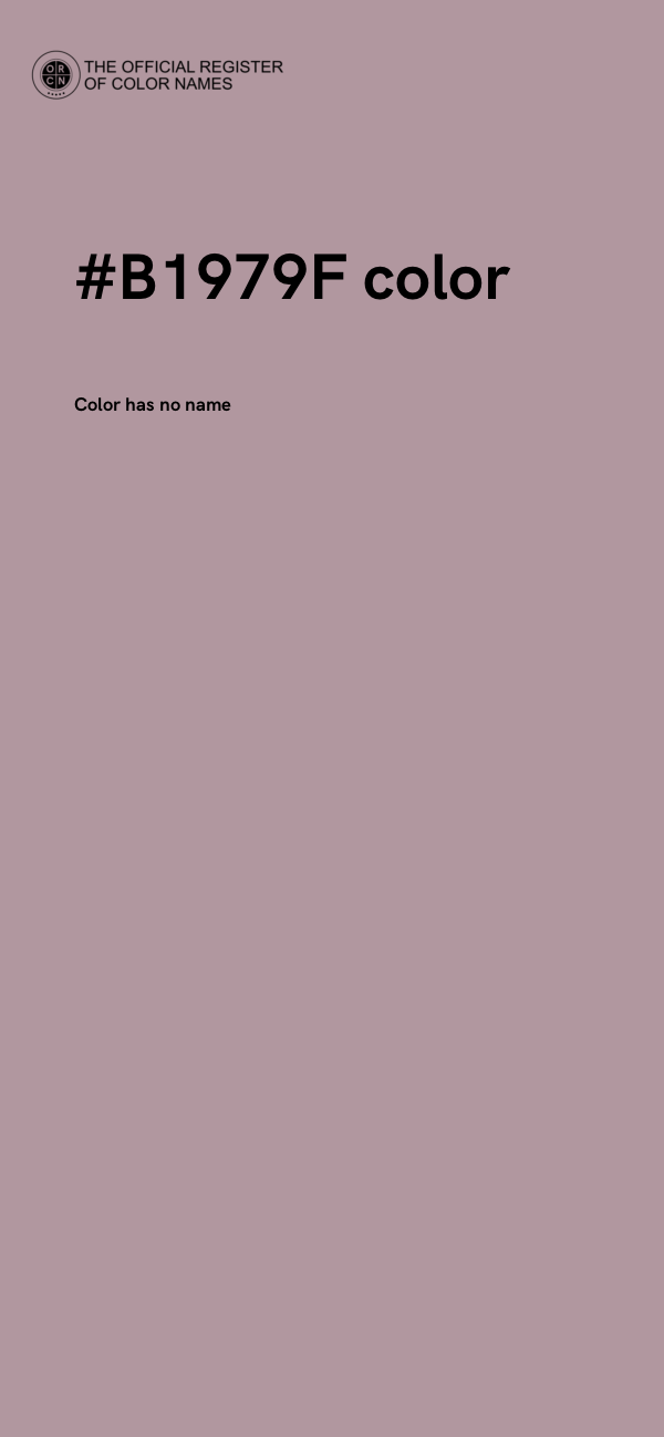 #B1979F color image