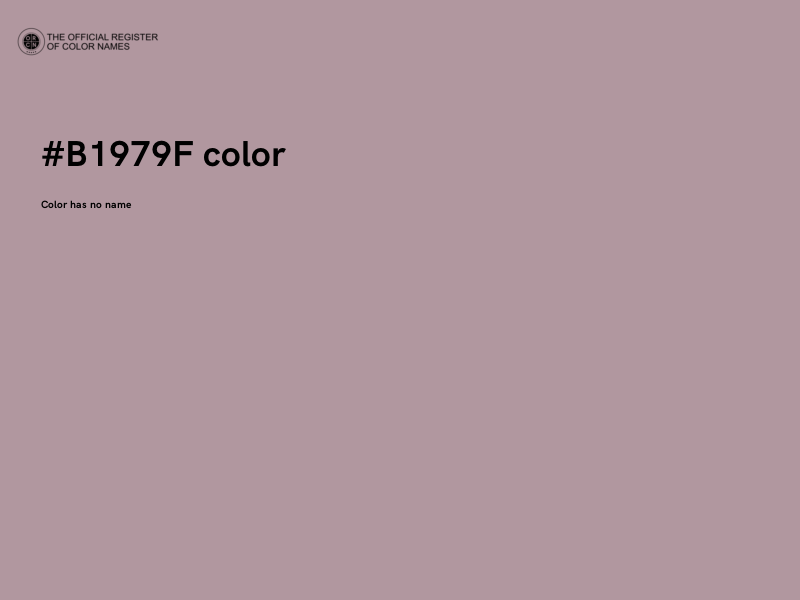 #B1979F color image