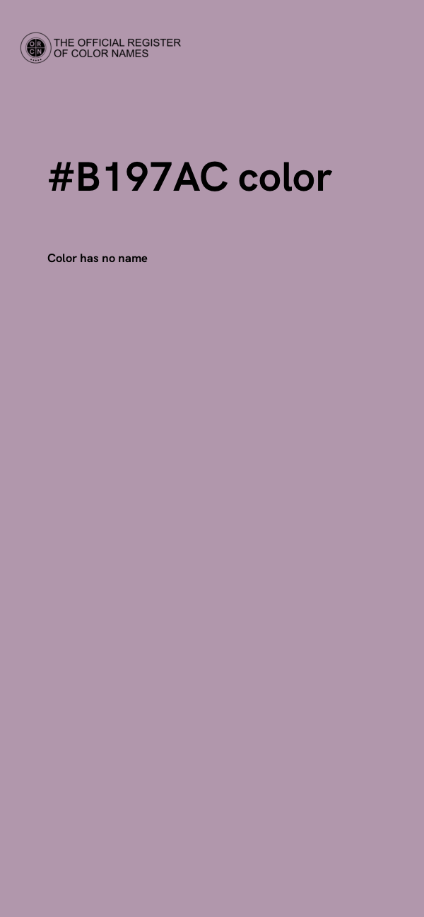 #B197AC color image