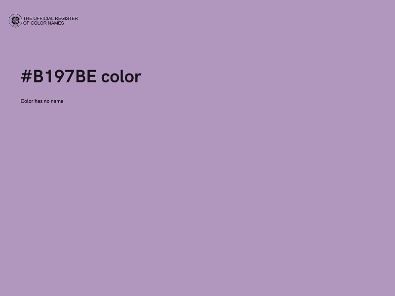 #B197BE color image