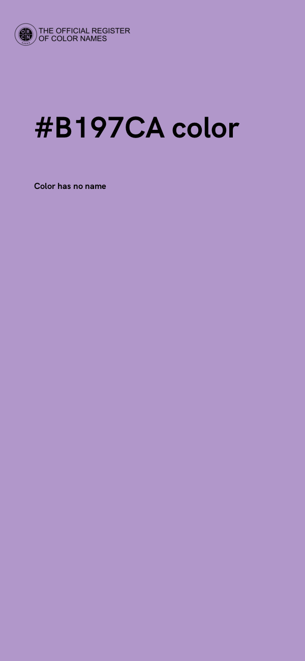 #B197CA color image