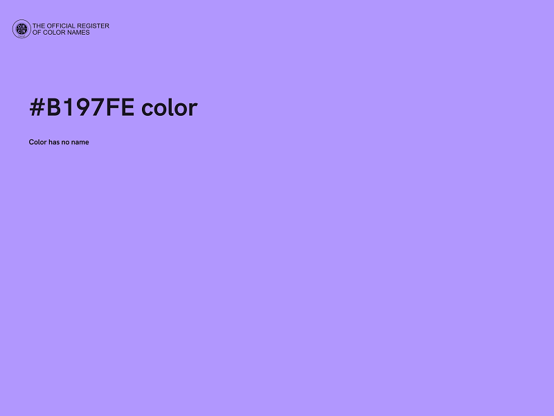 #B197FE color image