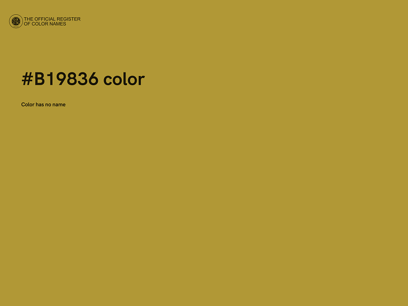 #B19836 color image