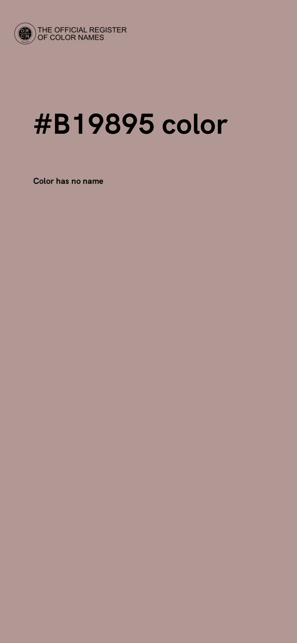 #B19895 color image