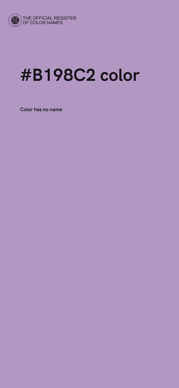 #B198C2 color image