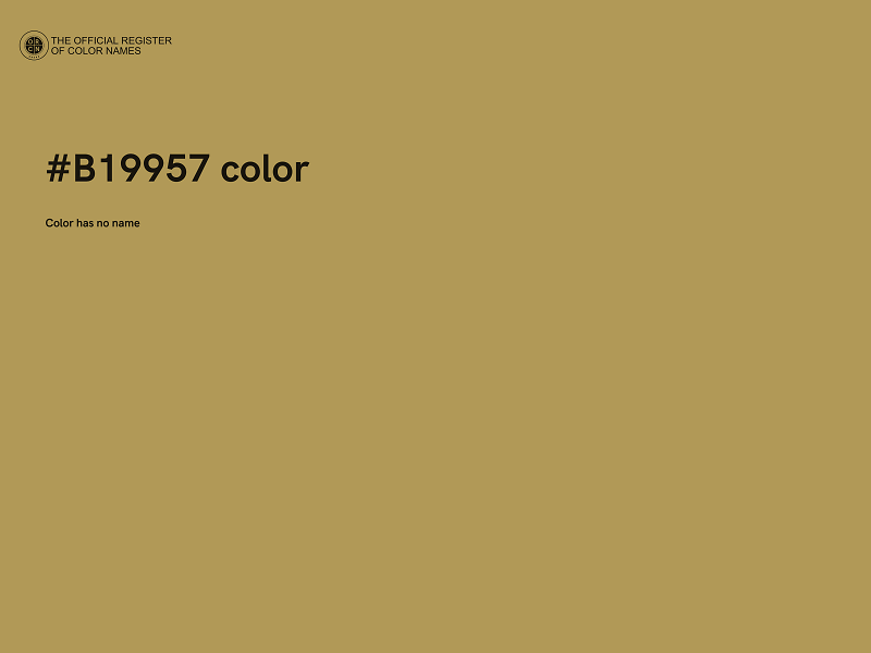 #B19957 color image