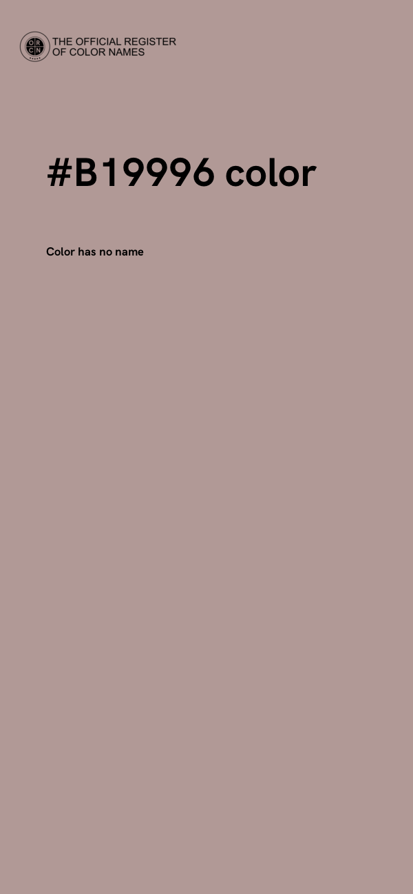 #B19996 color image