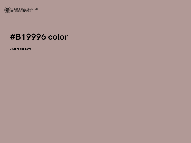 #B19996 color image