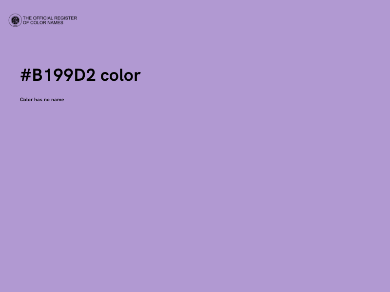 #B199D2 color image