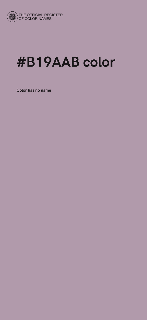 #B19AAB color image