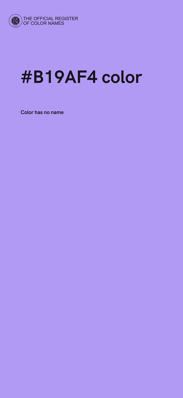 #B19AF4 color image