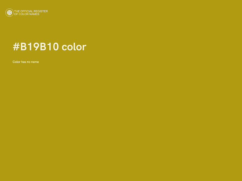 #B19B10 color image