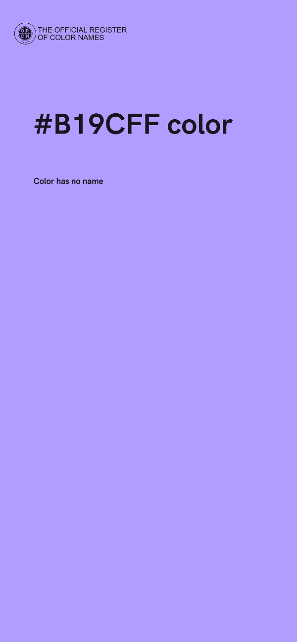 #B19CFF color image