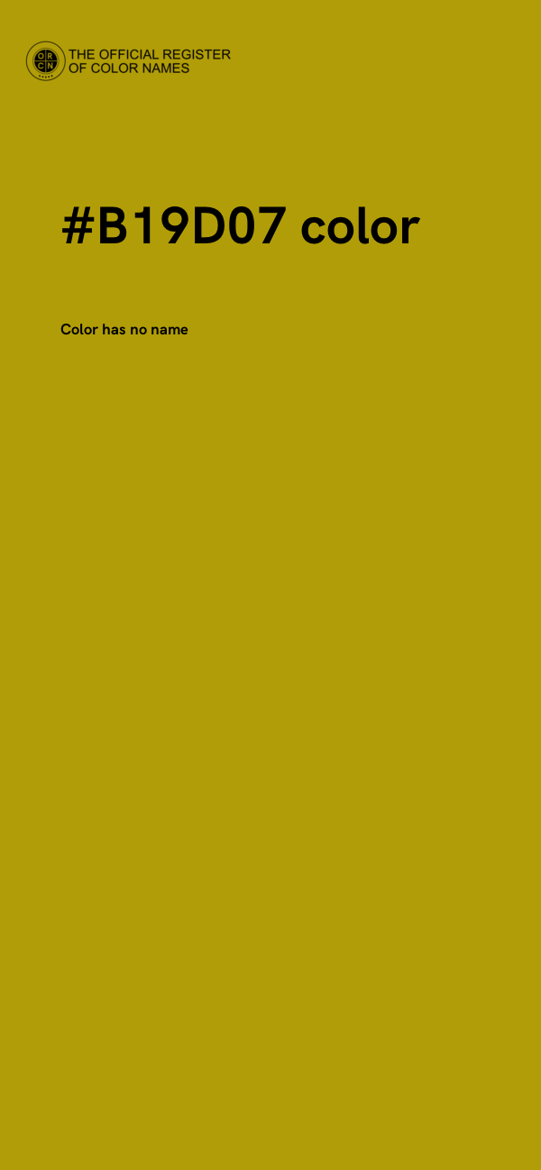 #B19D07 color image