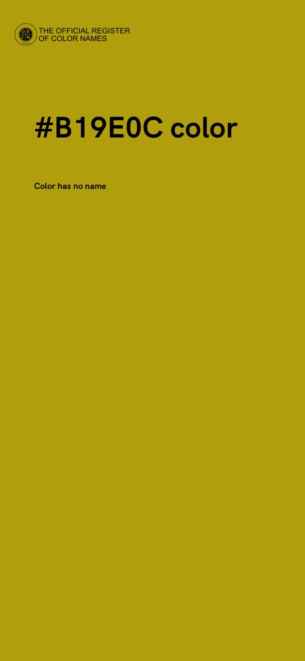 #B19E0C color image