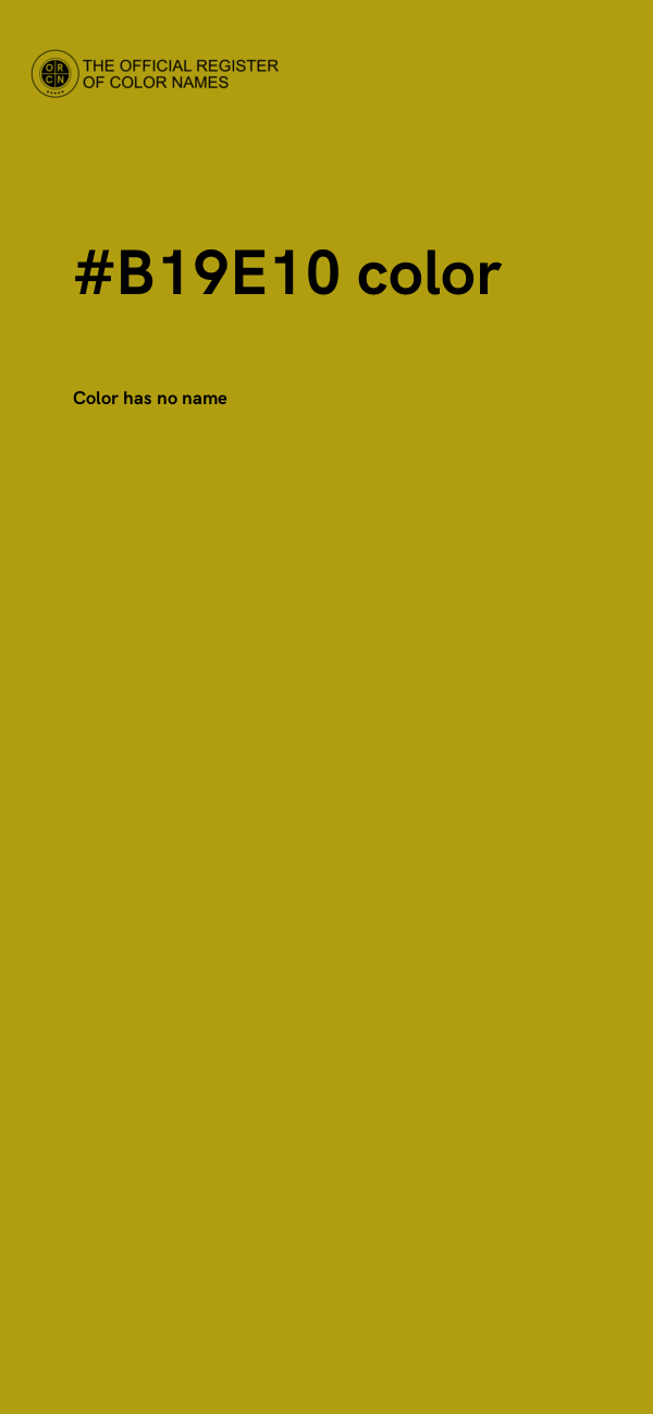 #B19E10 color image