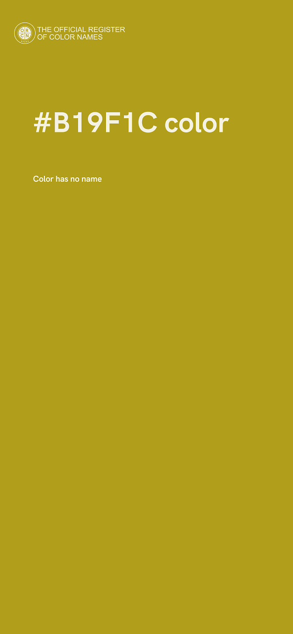 #B19F1C color image