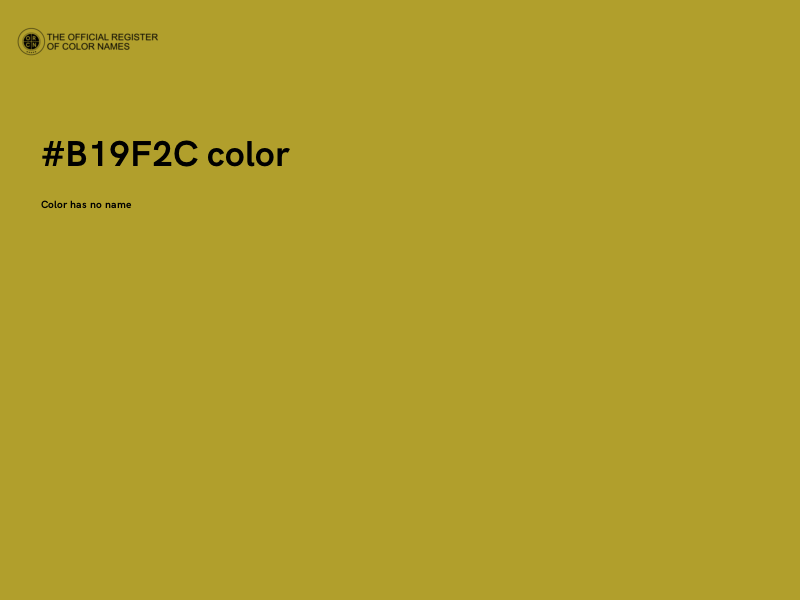 #B19F2C color image
