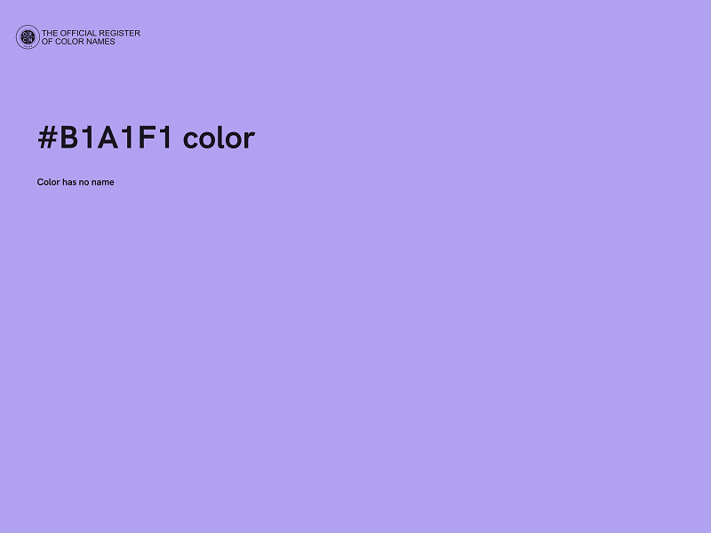 #B1A1F1 color image