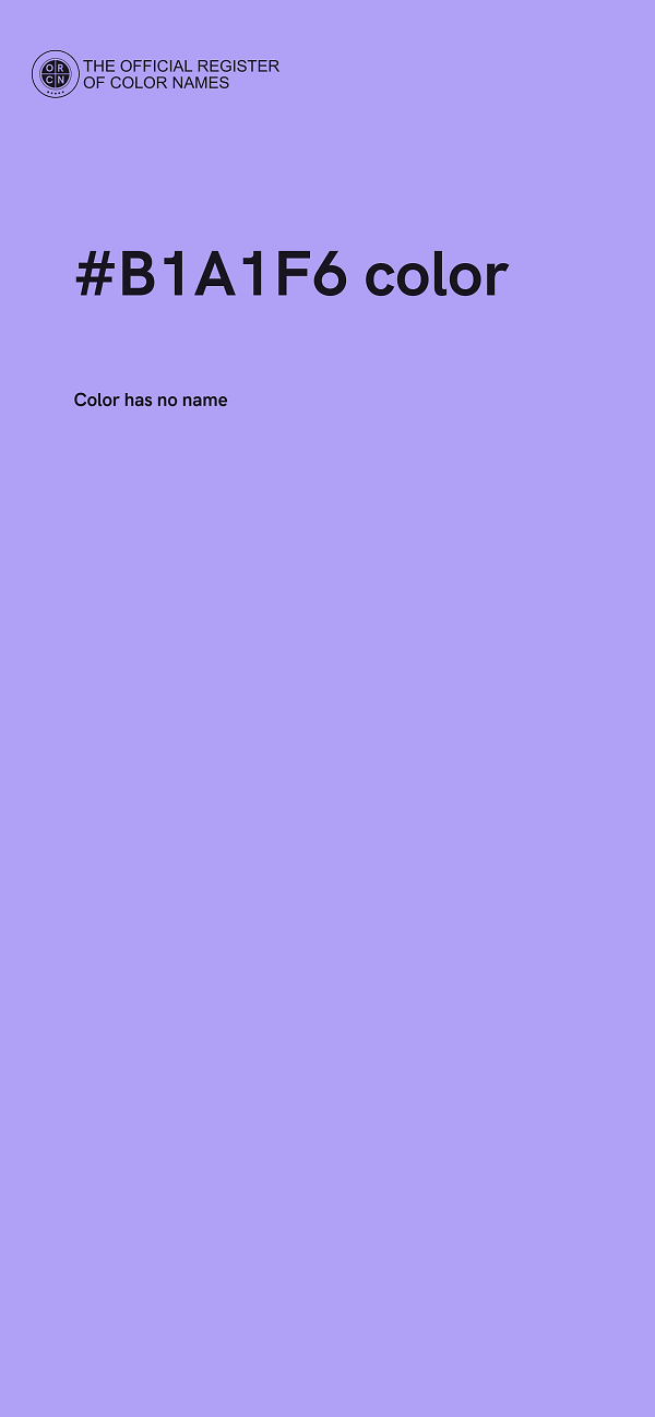 #B1A1F6 color image