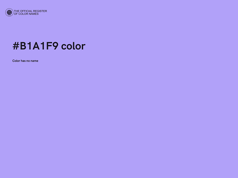 #B1A1F9 color image