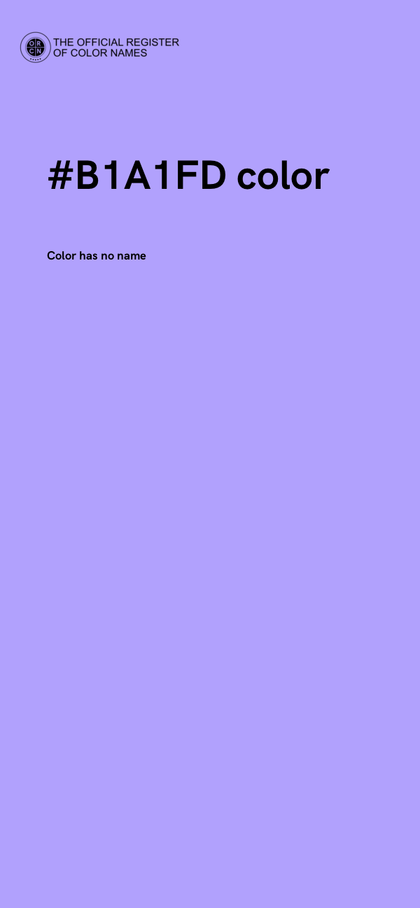 #B1A1FD color image