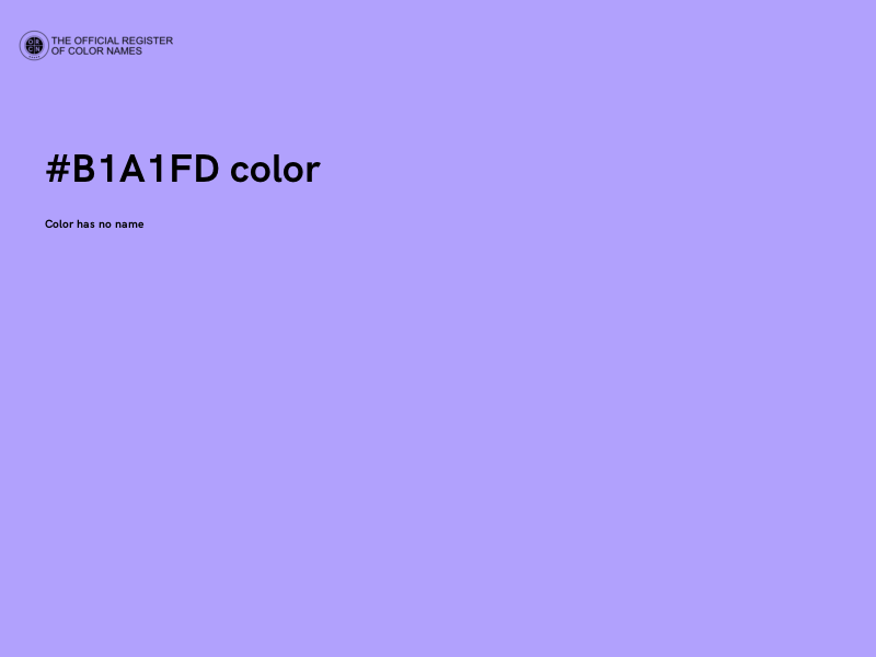 #B1A1FD color image