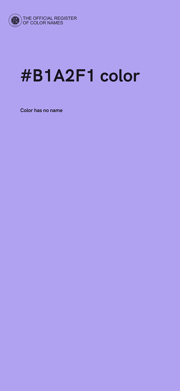 #B1A2F1 color image