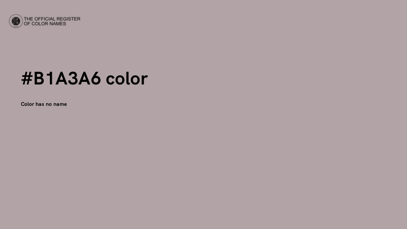 #B1A3A6 color image