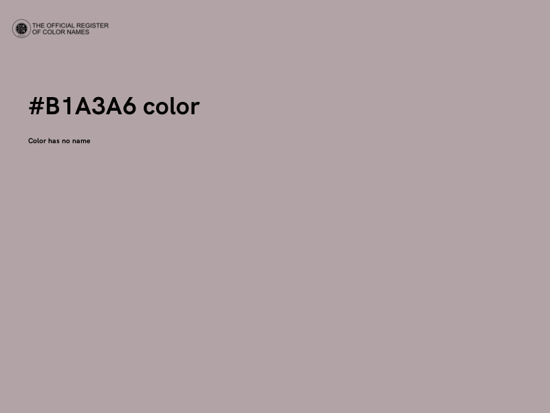 #B1A3A6 color image